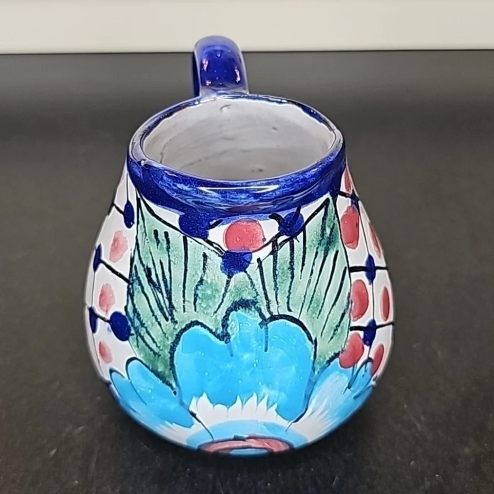 Handmade Pottery Made In Mexico Milk Pitcher - OS